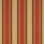 Sunbrella Stripe Colonnade Redwood