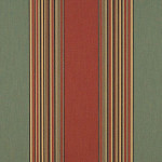 Sunbrella Stripe Henna Fern Vintage