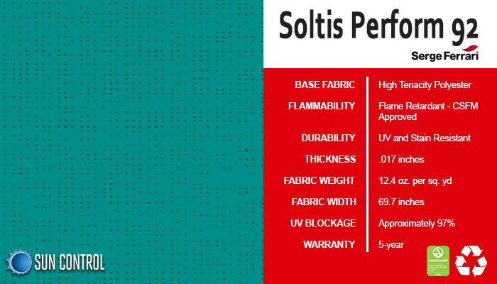 Soltis Perform 92 Intense Turquoise